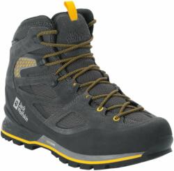 Jack Wolfskin Force Crest Texapore Mid M Black/Burly Yellow XT 39, 5 Pantofi trekking de bărbați (4048012_6055_070)