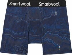 Smartwool Men's Merino Print Boxer Brief Boxed Deep Navy Digital Summit Print S Lenjerie termică (SW017005K98S)