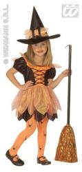Widmann Widmann - Costum de carnaval copii - Micuta vrajitoare (WID4393S) Costum bal mascat copii