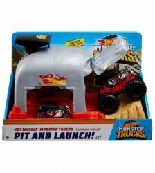 Mattel Hot Wheels Lansator Monster Truck Craniul Cu Doua Masinute (MTGKY01_GKY02) - ookee