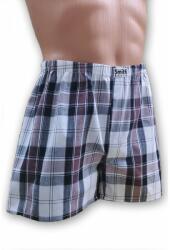 SmithBoxer Fehér szőtt kockás alsónadrág (212/M) 1