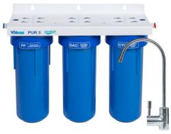 Valrom Sistem Aquapur de filtrare apa PUR3 10 (AQUA03320311020) Filtru de apa bucatarie si accesorii