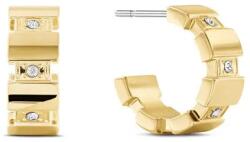 Tommy Hilfiger Gyönyörű aranyozott karika fülbevaló kristályokkal 2780778 - mall