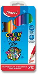  Color'Peps zsírkréták fémdoboz 12 színben