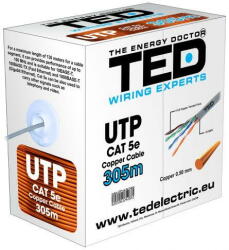 Ted Electric Cablu UTP cat. 5e cupru integral rola 305ml TED Wire Expert TED002495 BBB (A0115397)