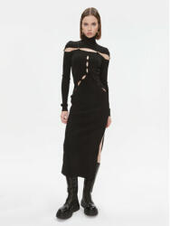 Versace Rochie tricotată 75HAOM50 Negru Slim Fit