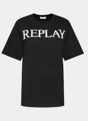 Replay Tricou W3698G. 000.23608P Negru Relaxed Fit