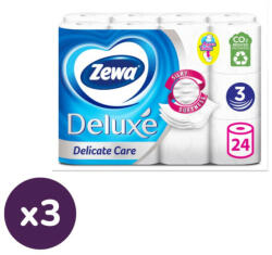 Zewa Deluxe Delicate Care 3 rétegű toalettpapír (3x24 tekercs)