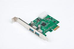 Gembird 2xUSB3.0 PCI-E bővítő kártya (UPC-30-2P) (UPC-30-2P)