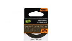 FOX naturals submerge leader x10m 40lb/18.1k fonott előkezsinór (CAC824) - epeca