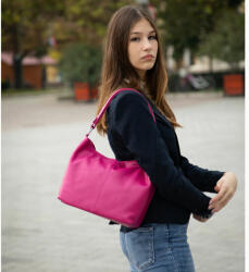 Fairy Valódi bőr női táska pink színben (BS15207-Pink C0116)