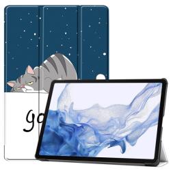  Husa ART Flip pentru Samsung Galaxy Tab S9 LAZY CAT