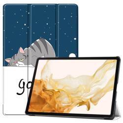  Husă ART Flip pentru Samsung Galaxy Tab S9+ / S10+ LAZY CAT