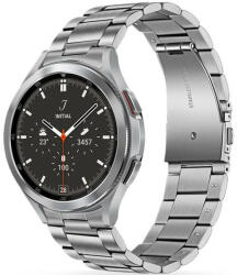 Samsung Galaxy Watch 4 / 5 / 5 Pro / 6 (40 / 44 / 45mm) / Watch 4 Classic / 6 Classic (42 / 43 / 46mm), fém pótszíj, TP Stainless, ezüst - tok-shop
