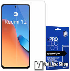 XPRO Xiaomi Redmi 12 4G, Redmi Note 12R, Redmi 12 5G, Poco M6 Pro 5G, Xpro üvegfólia, 0, 33mm vékony, 9H, Sík részre