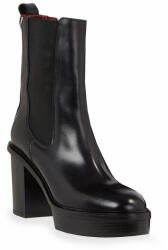 Tommy Hilfiger Botine Tommy Hilfiger Elevated Plateau Chelsea Bootie FW0FW07542 Black BDS