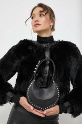 Patrizia Pepe bőr táska fekete - fekete Univerzális méret - answear - 146 990 Ft