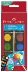 Faber-Castell Vízfesték készlet 12db-os Faber-Castell kicsi 24mm-es korong