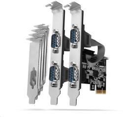AXAGON 4x Soros port bővítő kártya PCIe (PCEA-S4N) (PCEA-S4N)
