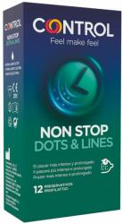 CONTROL Nonstop Dots Lines óvszer 12 db