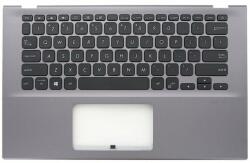 ASUS VivoBook 14 R424DA R424FA V412FA S412DA S412FA S412FJ S412UA series 90NB0KP2-R31US1 szürke amerikai angol (US) kiosztású billentyűzettel palmrest/topcase felső burkolat (CAS080189PRUS-002)