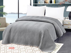  Cuvertura de pat din catifea gri ARROW VELVET Dimensiune: 200 x 220 cm