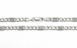 Ezüst Férfi ezüst nyaklánc Valentino Figaro ródiumbevonatos 6mm