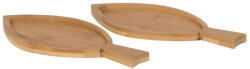 Everestus Set platouri de servit, 2 piese, in forma de peste, Everestus, AE, bambus (EVE06-11294900) Tocator