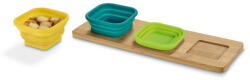 Everestus Set aperitive 4 piese cu tava de lemn, Everestus, PB01, bambus, silicon, multicolor (EVE07-93885-100)