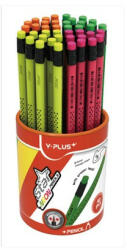 Y-Plus Grafitirón Y-Plus+ Star HB neon háromszög radíros (DPX1702101023) - papir-bolt