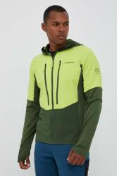 La Sportiva sportos pulóver Session Tech Hoody zöld, mintás, kapucnis - zöld S