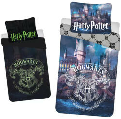 Jerry Fabrics Harry Potter ágyneműhuzat sötétben világító hogwarts 140x200cm 70x90cm (JFK051748)