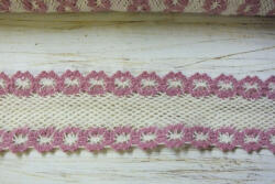  Vintage pink pamut csipke 4cm*2méter (CCRCS0014_2)