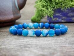 R. M. ékszer Csörgedező kis patak achát ásvány karkötő (11698-RM-21)