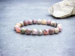 R. M. ékszer Boldog álmok pink opál ásvány karkötő (11971-RM-19)