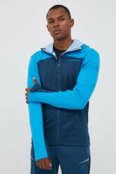 La Sportiva sportos pulóver Cosmic Hoody sötétkék, mintás, kapucnis - sötétkék M