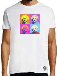 Magnolion Pop art Einstein v5 póló