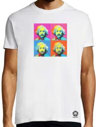 Magnolion Pop art Einstein v9 póló
