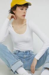 Abercrombie & Fitch hosszú ujjú női, fehér - fehér XL - answear - 7 785 Ft