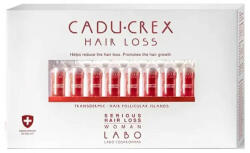 LABO - Tratament impotriva caderii parului stadiu initial femei Cadu-Crex, 40 fiole, Labo - vitaplus