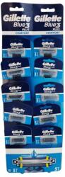 Gillette Aparat de ras Gillette 10buc Blue3 Plus Comfort