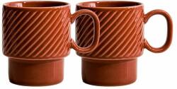 sagaform bögre készlet Coffee & More 2 db - narancssárga Univerzális méret