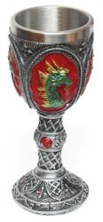 Tole 10 Imperial Pocal Medieval Green Dragon 18cm 200ml decorat 360grade Tole10 Imperial 39374