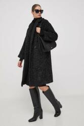 DEHA kabát női, fekete, átmeneti, oversize - fekete M