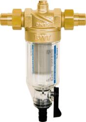 BWT Filtru pentru sedimente, Protector MINI 3/4", sita de inox de 100 microni, debit 3 m3/h, cu robinet de purjare (810521)
