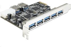 Delock 5+2x USB 3.0 bővítő kártya PCI-E (89355) (89355)