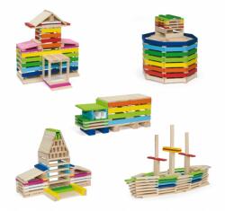 Viga Toys Set de blocuri pentru constructie Architecture (250 piese), Viga (50956)