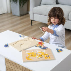 Viga Toys Puzzle Montessori, Urs, Viga (44606)