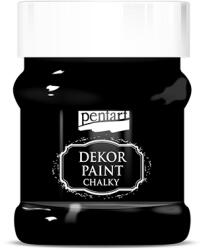  Pentart dekor krétafesték élénk színek 230 ml ébenfekete (38799)