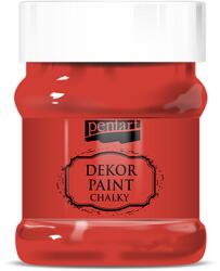  Pentart dekor krétafesték élénk színek 230 ml piros (38810)